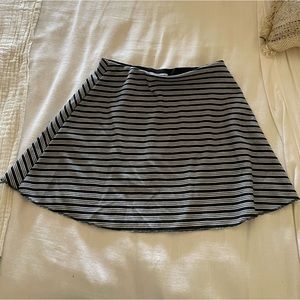 Striped mini skirt